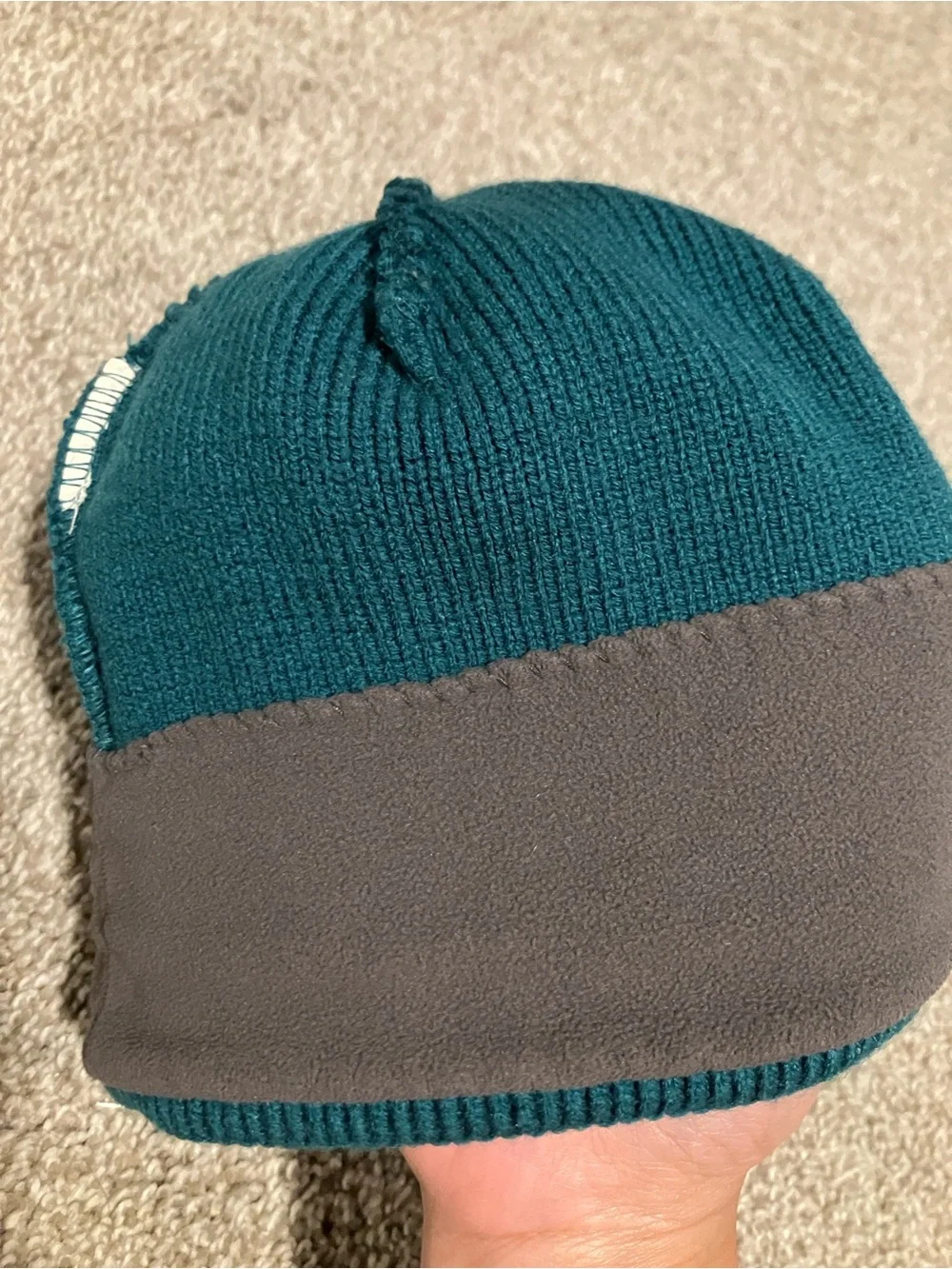 THE NORTH FACE KNIT BEANIE HAT LOGO UNISEX FLEECE INNER WINTER SKII